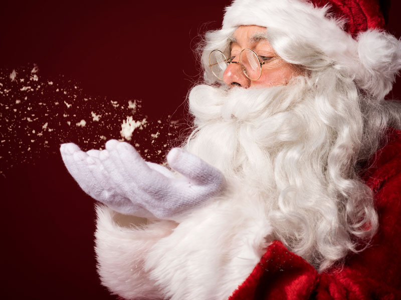 Santa at Crampton Tower, Broadstairs, Kent